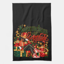 Casse-noix de Noël afro-américains avec attitude
