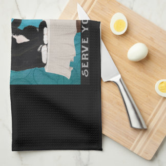 Linge De Cuisine Catitude Tuxedo Cat Coffee Company Funny Tuxedo