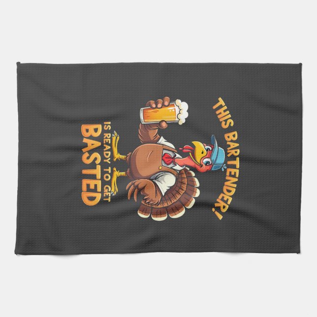 Linge De Cuisine Ce barman est prêt à se faire exploser (Horizontal)