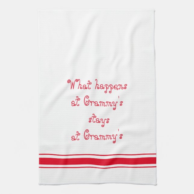 Linge De Cuisine Ce qui se passe chez Grammy's Stays chez Grammy's (Vertical)