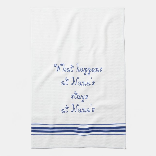 Linge De Cuisine Ce qui se passe chez Nana's (Vertical)
