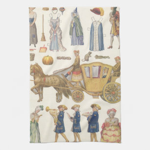Linge De Cuisine Cendrillon, Jouets de poupées en papier victorien 