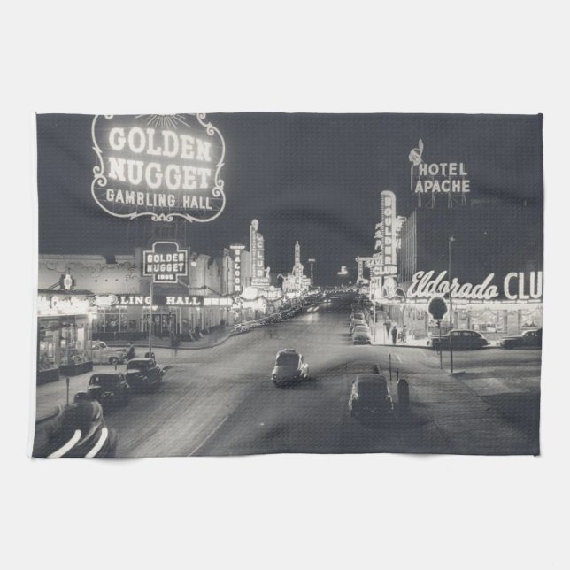Linge De Cuisine Centre-ville Las Vegas Retro (Horizontal)