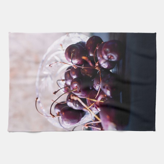 Linge De Cuisine Cerises (Horizontal)
