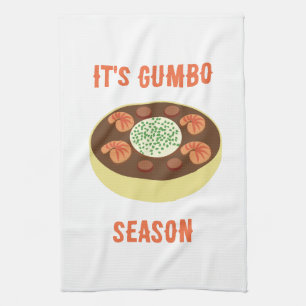 Linge De Cuisine C'est Gumbo Season Kitchen Towel