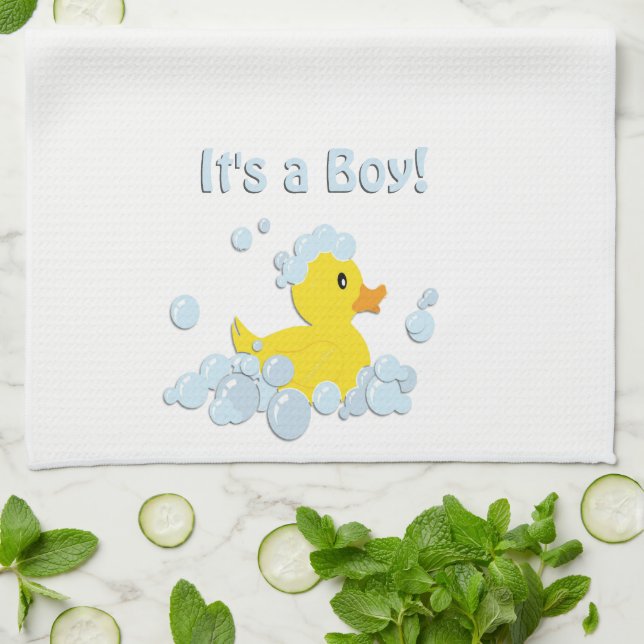 Linge De Cuisine C'est un Baby shower à bulle (Plié)