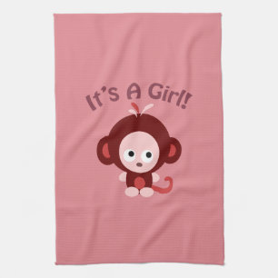 Linge De Cuisine C'est une fille !Petit singe