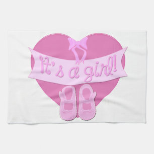 Linge De Cuisine C'est une fille Pink Heart Bow Chaussures Baby Gir