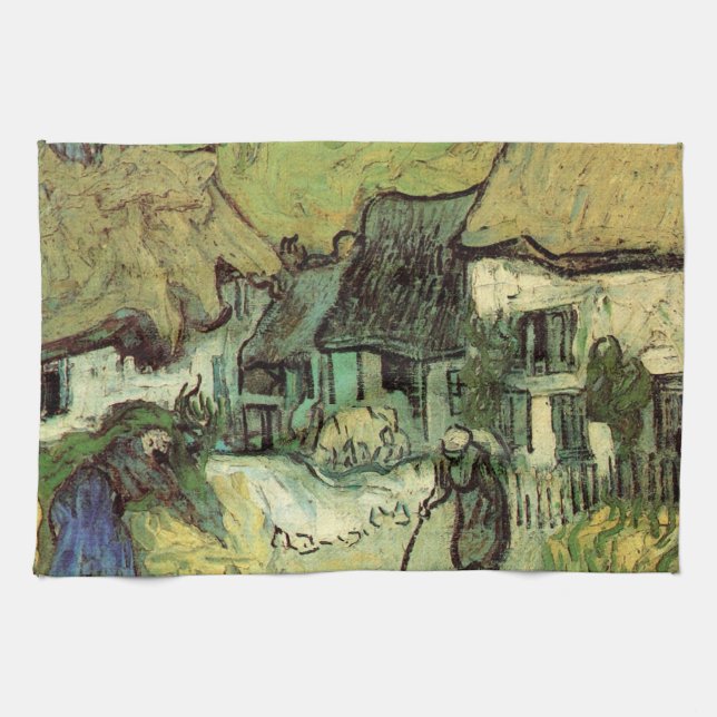 Linge De Cuisine Chalets à Jorgus par Vincent van Gogh (Horizontal)