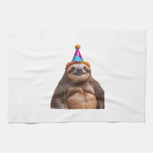 Linge De Cuisine Chapeau de fête d'anniversaire de paresseux gros c