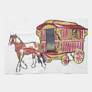 LINGE DE CUISINE CHARIOT GITAN
