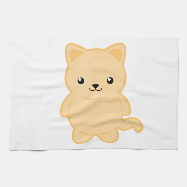 Linge De Cuisine Chat de Kawaii (Horizontal)