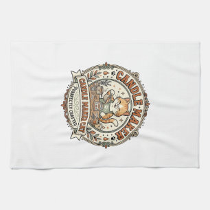 Linge De Cuisine Chat Fabricant De Bougies Chat Fabricant De Bougie