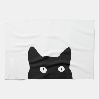 Linge De Cuisine Chat noir