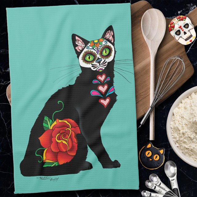 Linge De Cuisine Chat noir de Sugar (Créateur téléchargé)
