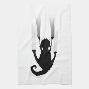 Linge De Cuisine Chat qui grimpe
