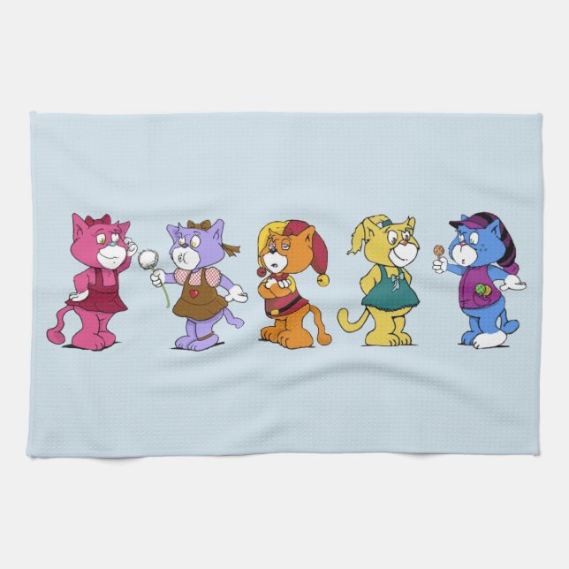 Linge De Cuisine Chats Boomi (Horizontal)