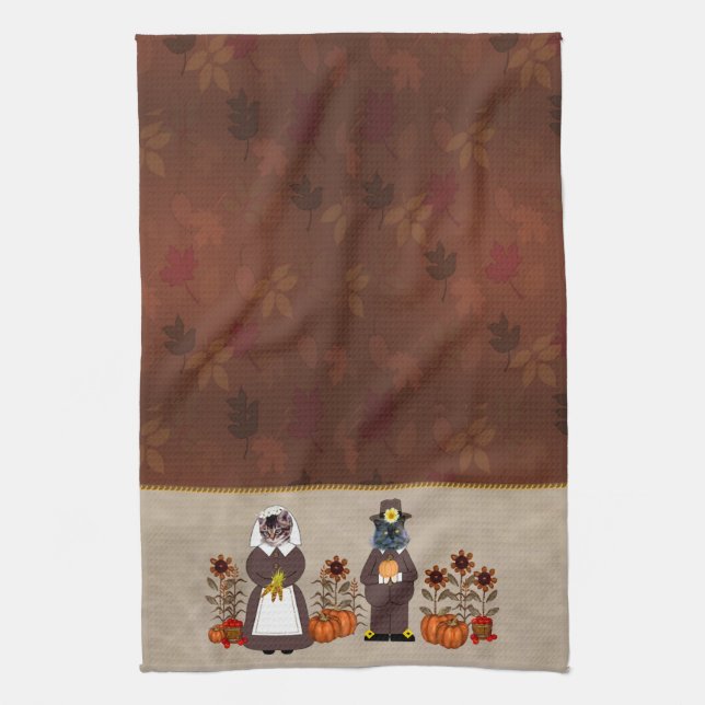 Linge De Cuisine Chats de thanksgiving (Vertical)