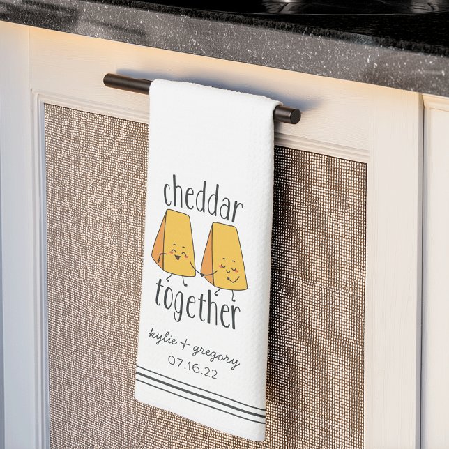 Linge De Cuisine Cheddar Ensemble Cute Funky Cheese Pun (Créateur téléchargé)