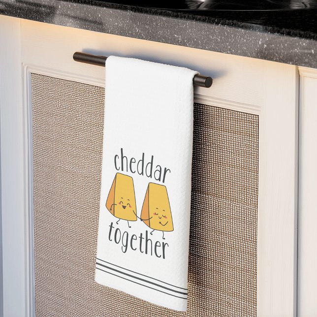 Linge De Cuisine Cheddar Ensemble Cute Funky Cheese Pun (Créateur téléchargé)
