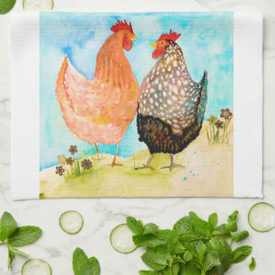 Linge De Cuisine Cheery Chickens Dishtown