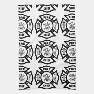 Linge De Cuisine Chef des pompiers