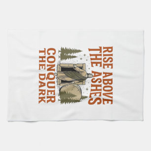 Linge De Cuisine Chemise avec citation de la grotte de la résurrect