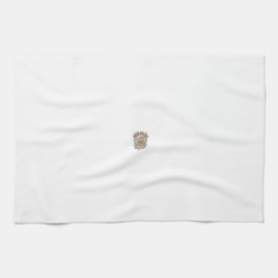 Linge De Cuisine Chemise d'art vectoriel vintage Café et chats Chat
