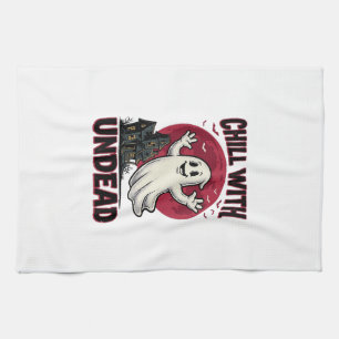 Linge De Cuisine Chemise de fantôme d'Halloween Design Zombie Haunt