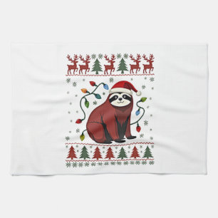 Linge De Cuisine Chemise de Noël pour cadeau de paresseux amateur S