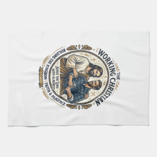 Linge De Cuisine Chemise des métiers de la construction de Jésus Gr