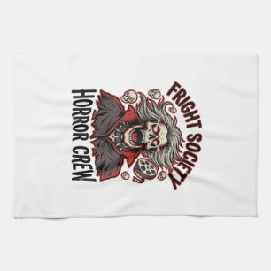 Linge De Cuisine Chemise d'horreur vintage Fright Society crâne Des