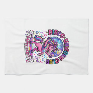 Linge De Cuisine Chemise graphique du club de disco licorne Licorne