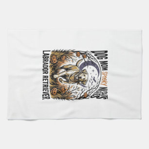 Linge De Cuisine Chemise Halloween Labrador Vintage Graphique Maman