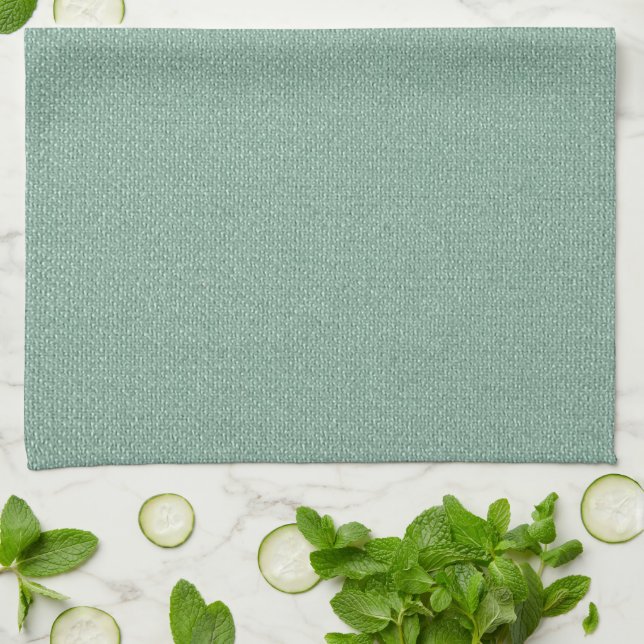 Linge De Cuisine Chenille de vert de mer (Plié)