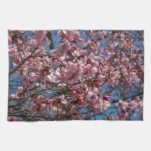 Linge De Cuisine Cherry Blossoms et Blue Sky Spring Floral