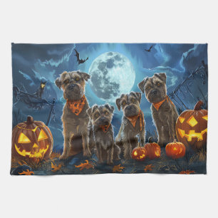Linge De Cuisine Chesapeake Bay Terrier Halloween Éffrayant