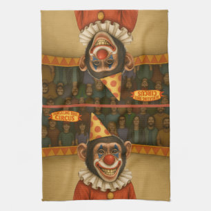 Linge De Cuisine Chester le clown chimpanzé
