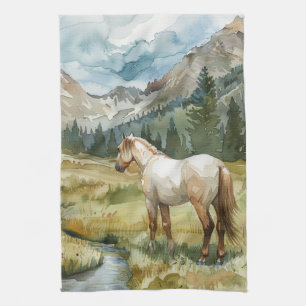 Linge De Cuisine Cheval de montagne