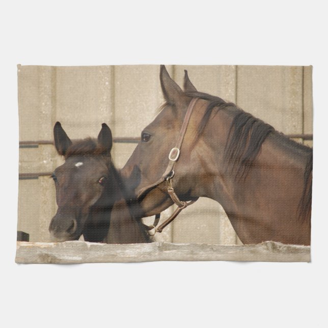 Linge De Cuisine Cheval et Pony (Horizontal)