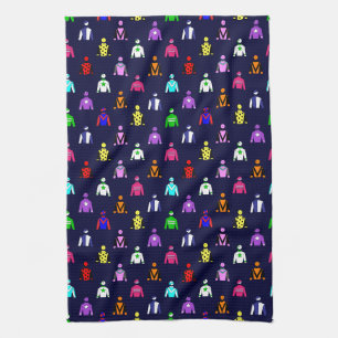 Linge De Cuisine Cheval Racing Jockey Soies