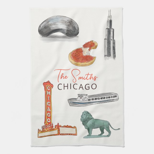 Linge De Cuisine Chicago (Vertical)