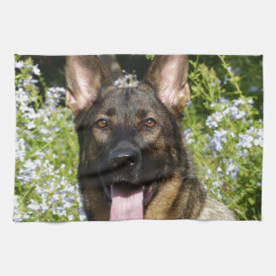 Linge De Cuisine Chien de berger allemand