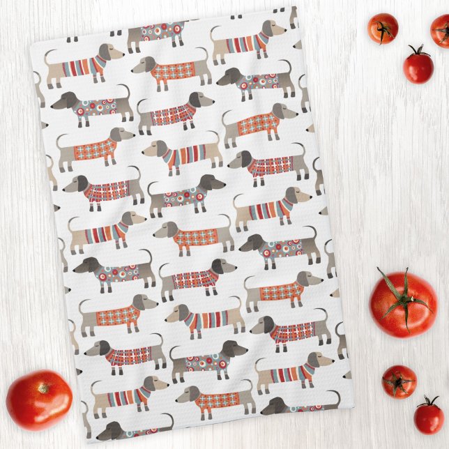 Linge De Cuisine Chien de saucisse Dachshund (Créateur téléchargé)