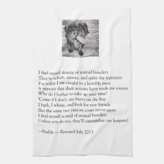 Linge De Cuisine Chien de sauvetage