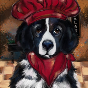 Linge De Cuisine Chien de Terre-Neuve