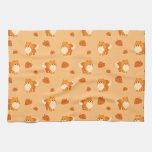 Linge De Cuisine Chien mignon Kawaii Pomeranian