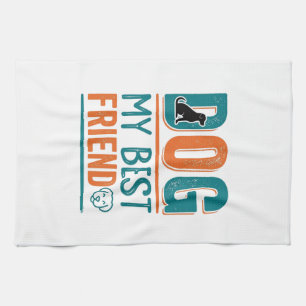 Linge De Cuisine Chien Mon Meilleur Ami Vintage Conception De Chemi