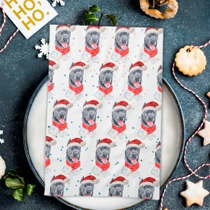 Linge De Cuisine Chiens de race Cane Corso Étoiles de Noël