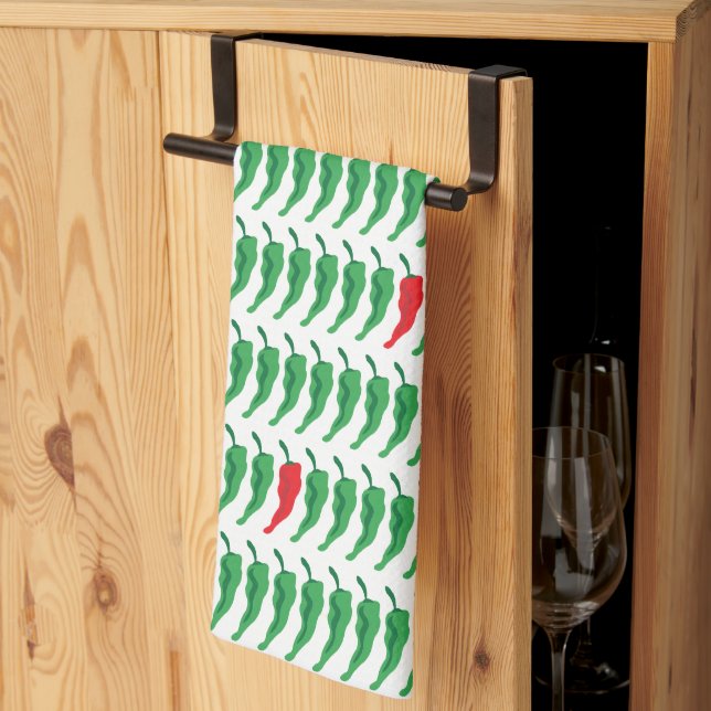 Linge De Cuisine Chili Motif Pepper (Pliage en tiers)